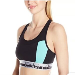 CALVIN KLEIN | Performance Sports Bra Racerback Blue & Black |…